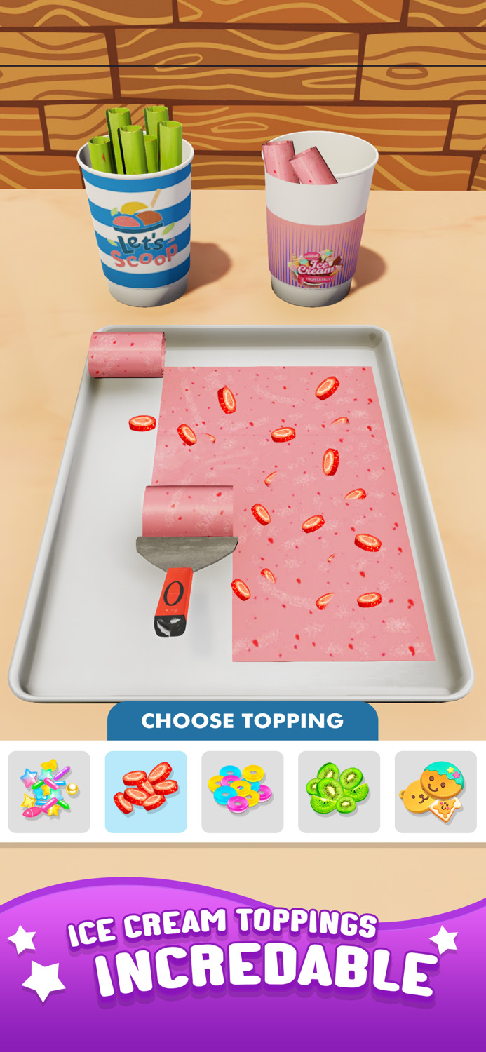 Ice Cream Roll Maker Game
