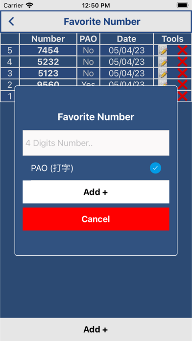 Live 4D Results Toto 4D Screenshot