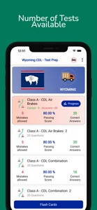 Wyoming CDL Permit Practice screenshot #3 for iPhone