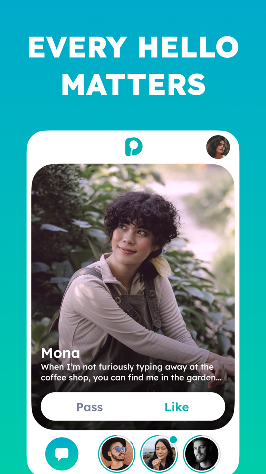 #1. Dandelion: Date With Intent (iOS) 由: dandelion-dating