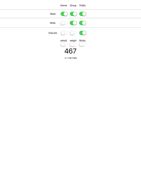 Screenshot #6 pour Chmod Calculator
