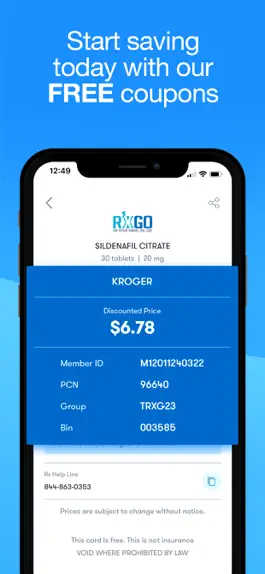 Game screenshot RxGo: Prescription Rx Coupons hack