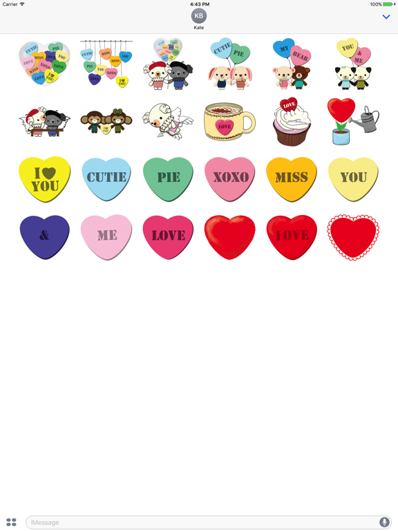 Screenshot #5 pour Valentine's Day Stickers Love