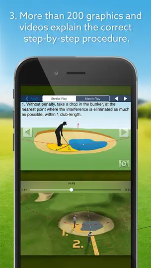 Capture d'écran de Expert Golf – IGolfrules sur iPhone 4