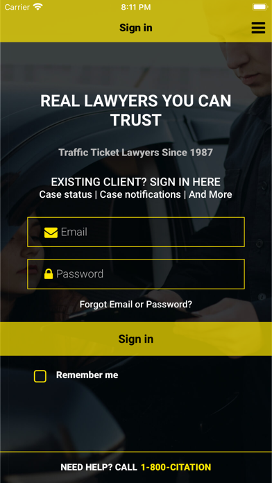 The Ticket Clinic - A Law Firm Screenshot