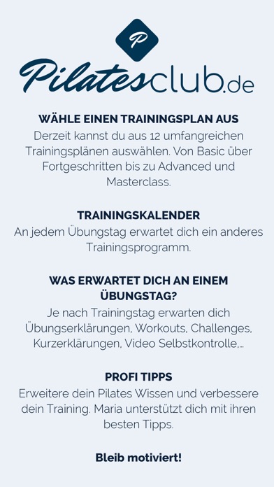 Pilates Workouts & Übungen Screenshot