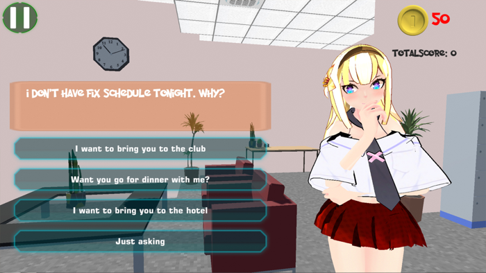 Anime Secretary Dating Sim 3D