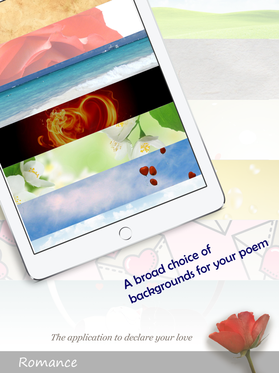 Romance - Declare your love iPad screenshot 2 - Reference app