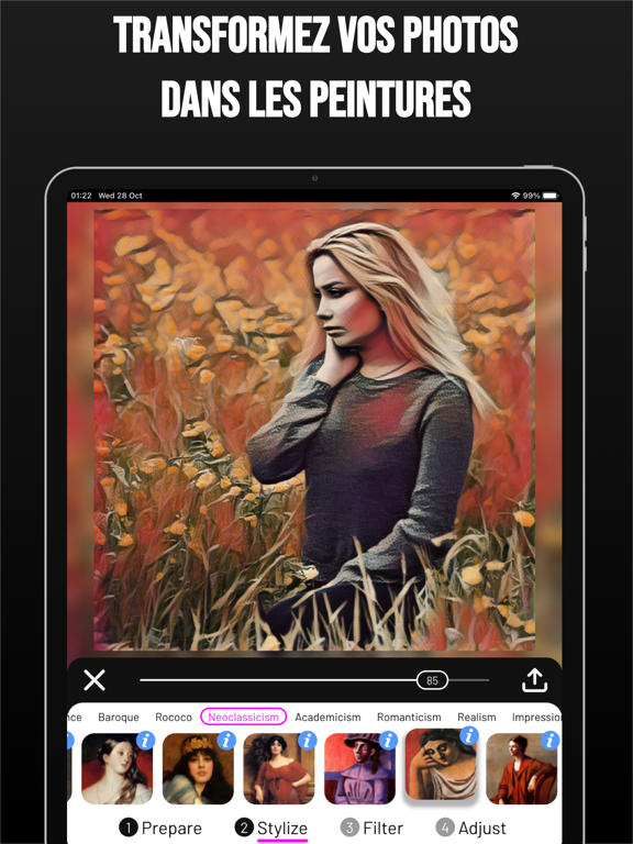 Screenshot #4 pour Paintation: Effets d'art photo