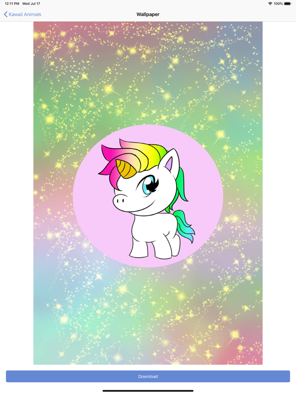 Kawaii Wallpapers Backgrounds iPad screenshot 4 - Utilities app