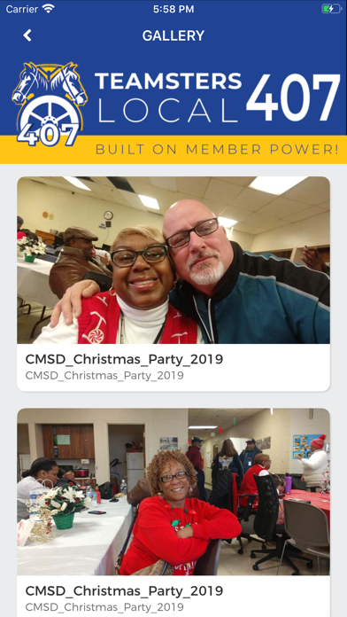 Teamsters Local 407 Screenshot