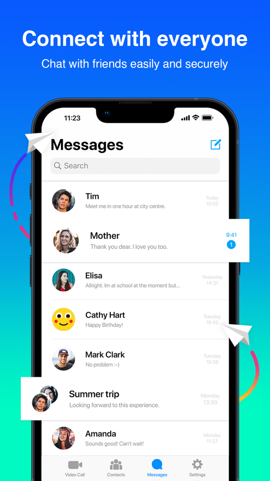 #1. Mint Messenger - Private Chat (iOS) 由: FORBIS s.r.o.