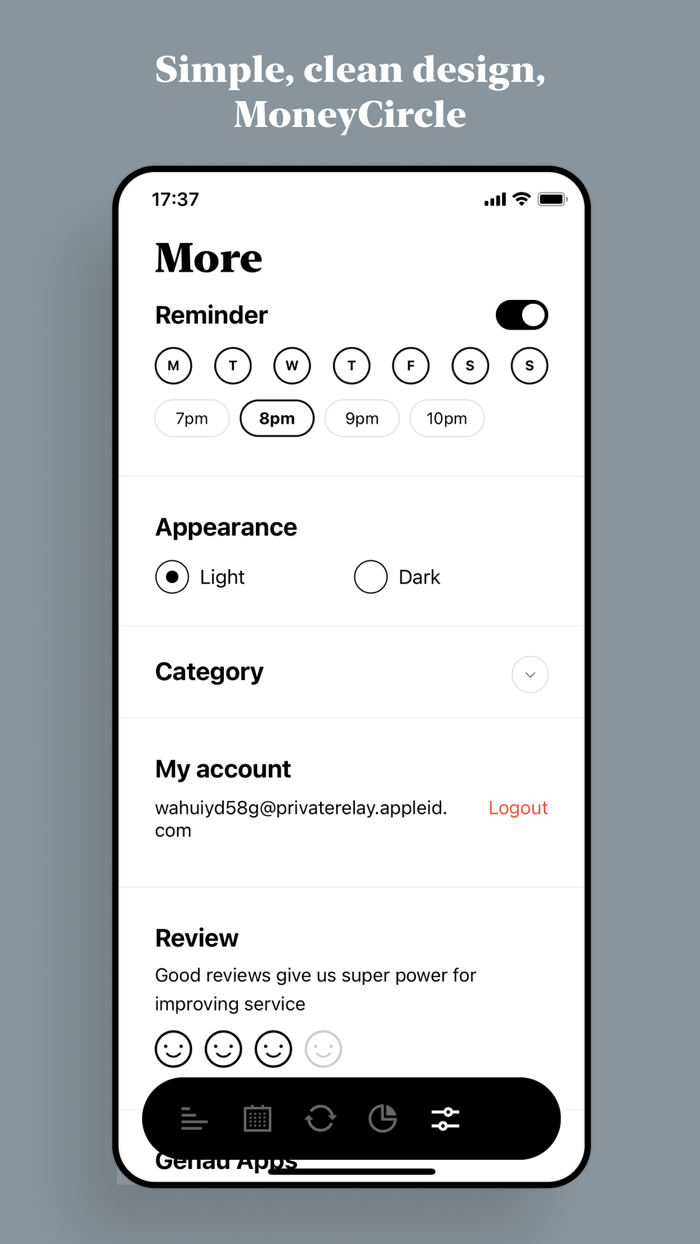 MoneyCircle SpendingExpense