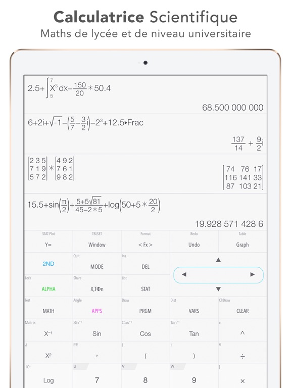 Screenshot #5 pour Graphing Calculator FR