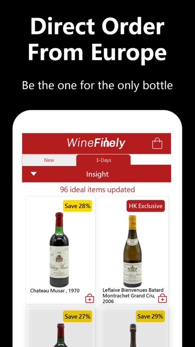 WineFinely: Rare Wine Radar Screenshot