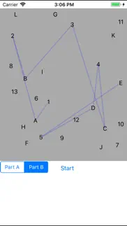 tmt(trail making exam) j iphone screenshot 1