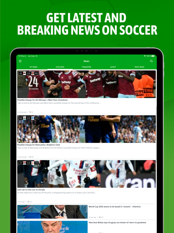 BeSoccer - Soccer Livescoresのおすすめ画像2