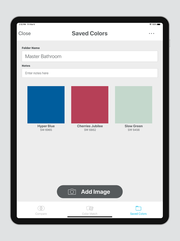 ColorSnap® Match iPad screenshot 4 - Productivity app