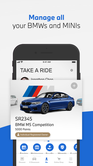 BMW Concessionaires App Screenshot