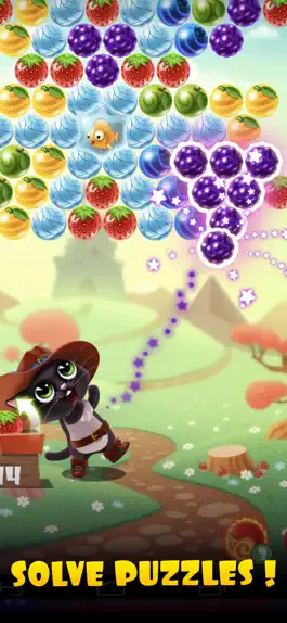 Game screenshot Fruity Cat Pop: bubble shooter mod apk
