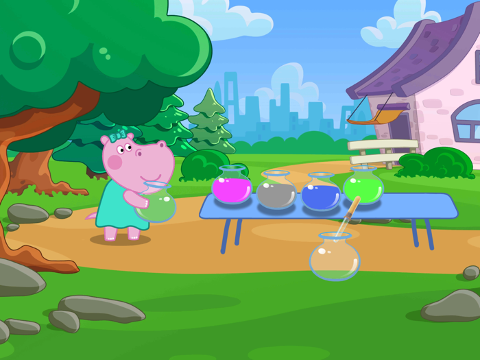 Educational color mini-games