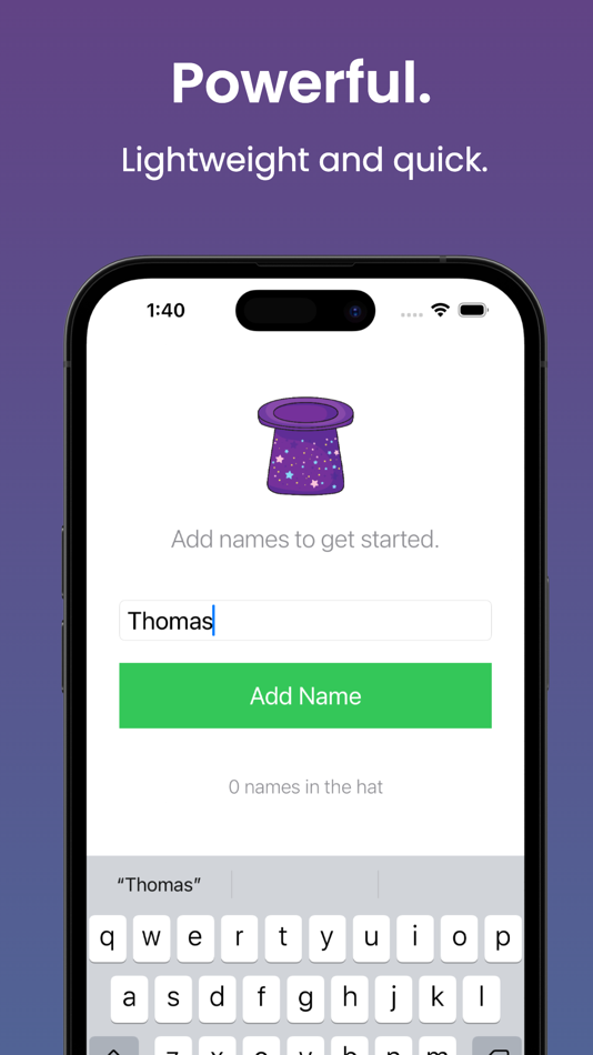 #3. Name Pick'n'Raffle (iOS) Podle: thomas Perks