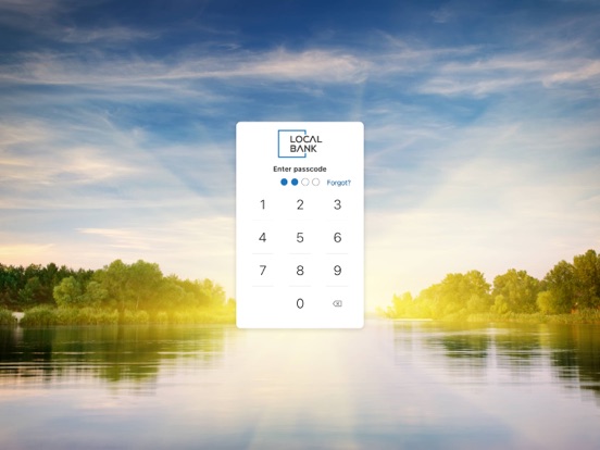 Local Bank iPad screenshot 2 - Finance app