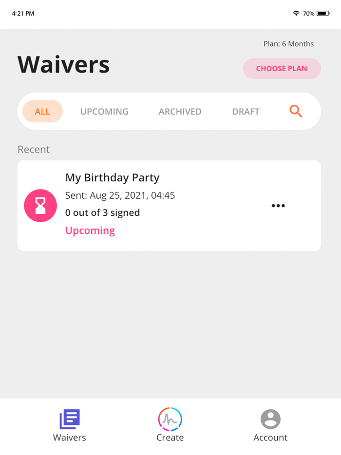 The Peace of Mind App