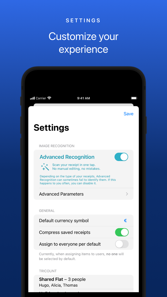 #10. Split! your receipts (iOS) 由: Hugo Queinnec