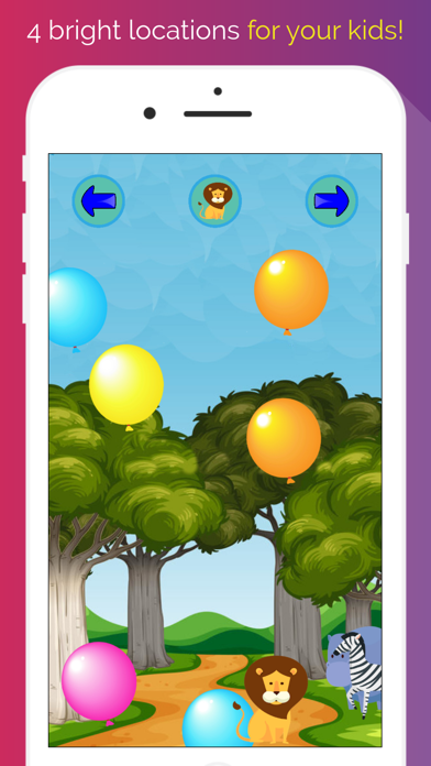 Pop Balloons with Animals Screenshot