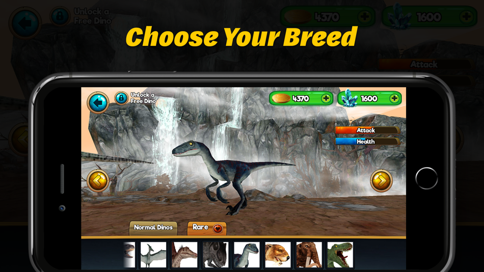 #1. Jurassic Dinosaur Online Sim (iOS) 由: AppForge Inc.