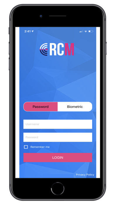 RCM - RecoveryConnect Mobile Screenshot