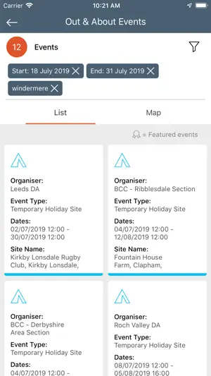 Out & About – Social Camping screenshot 3