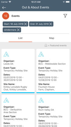 Out & About – Social Camping screenshot 3