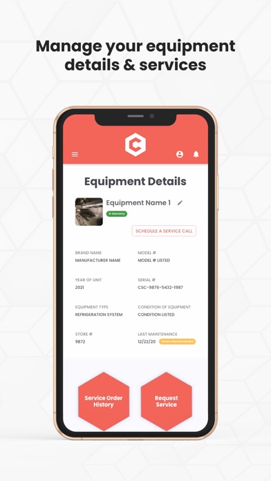 Caspers Service Screenshot