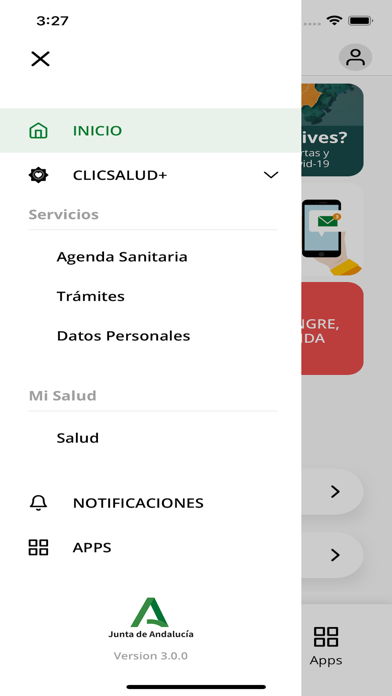 Salud Andalucía Screenshot