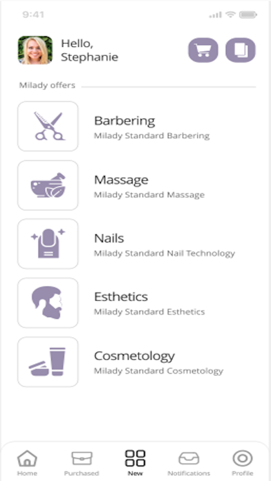 Milady Exam Prep Screenshot