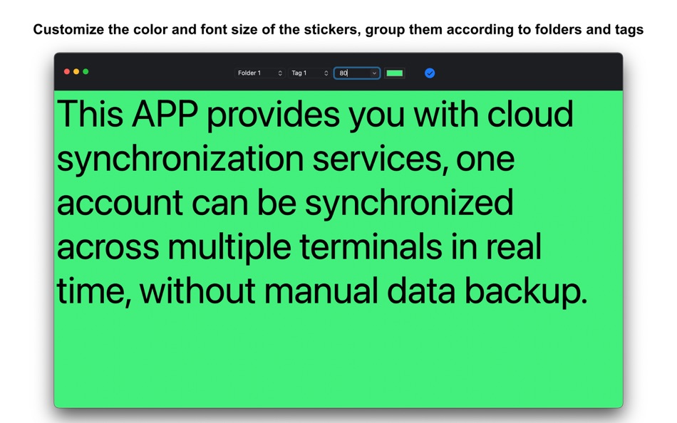 #4. Memo Cloud Sync-Sticker Notes (macOS) 由: 永文 胡
