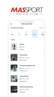massport sports club iphone screenshot 4