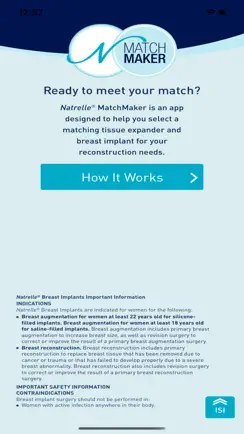 Natrelle® MatchMaker iPhone image 2
