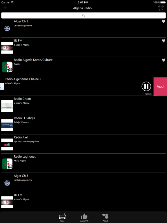 Algerian Radio - DZ Radio iPad screenshot 4 - Entertainment app