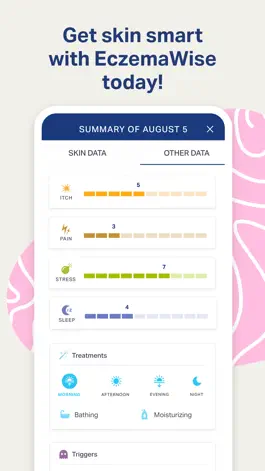 Game screenshot EczemaWise Track Skin & Eczema apk