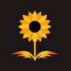 Sunflower Illustrated AI Diary icon