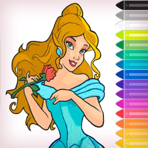 Princess - Coloring Pages iOS App