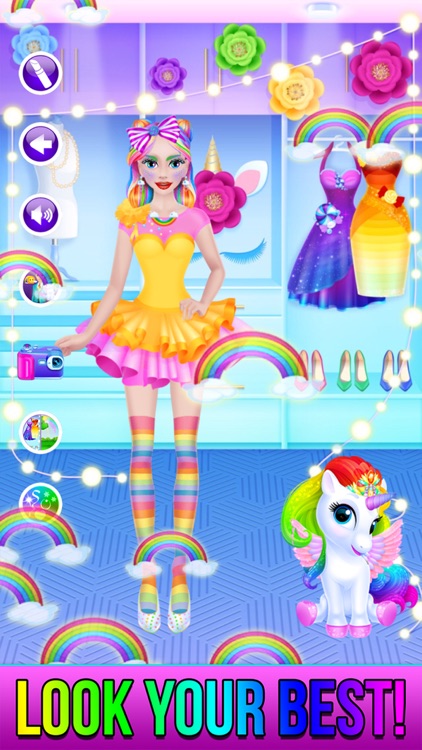 Rainbow Unicorn Candy Salon screenshot-3