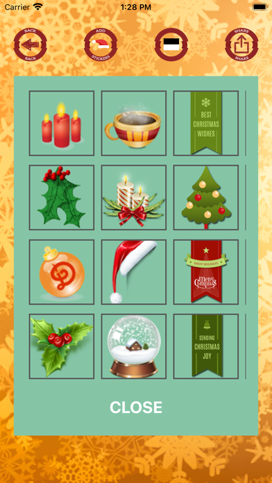 Screenshot #2 pour Noël - autocollants de photos