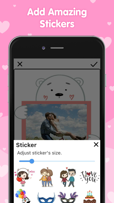 Love Photo Collage Maker Grid Screenshot
