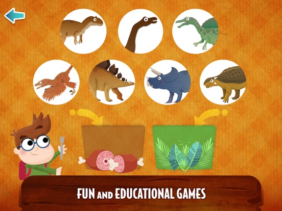 The Dinosaurs: Games for Kids iPad screenshot 2 - Education app