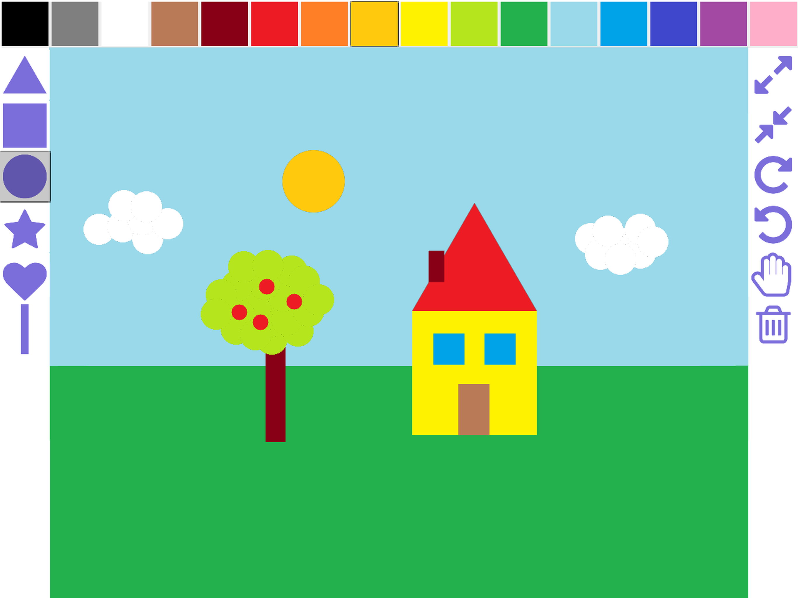 Easy draw with shapes