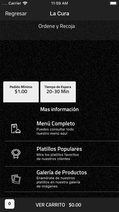 La Cura Rest Screenshot
